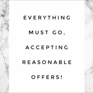 Selling all pieces, let’s make a deal!